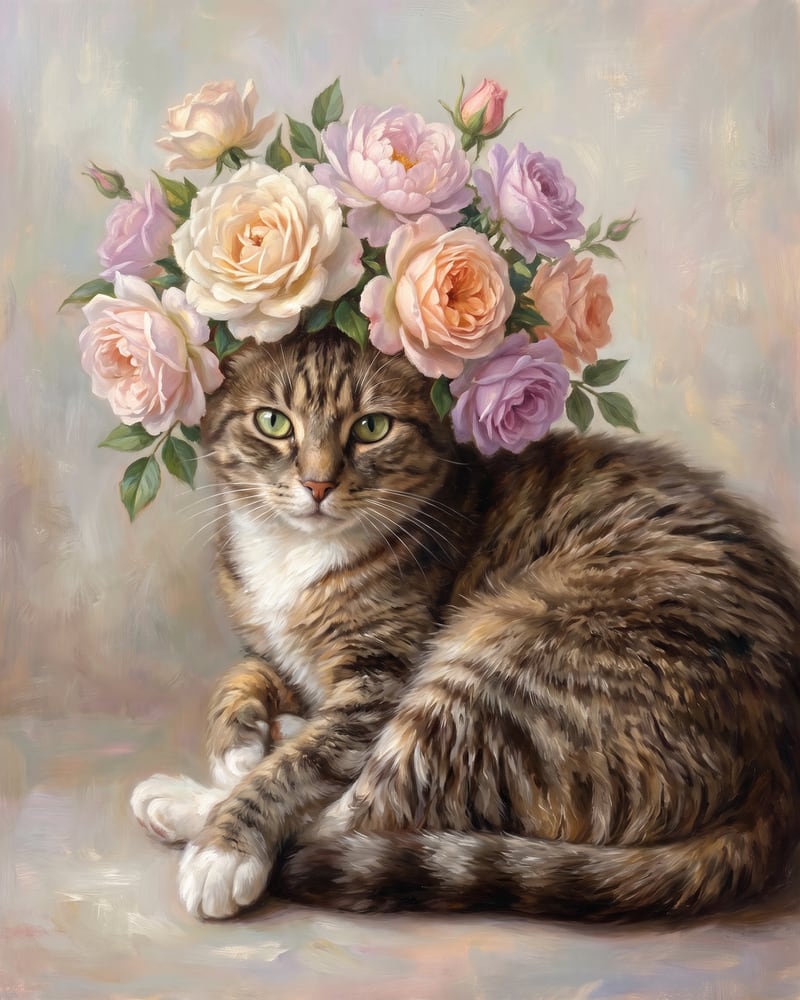 Floral Crown portrait example