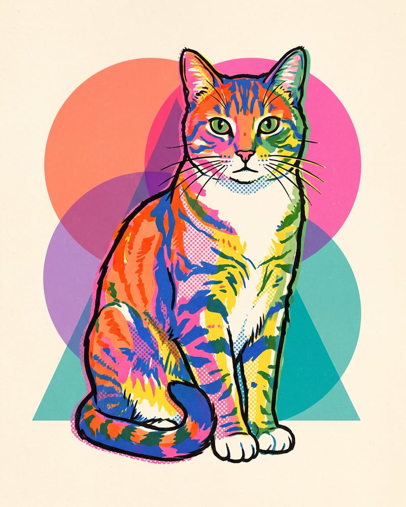 Screenprint portrait example